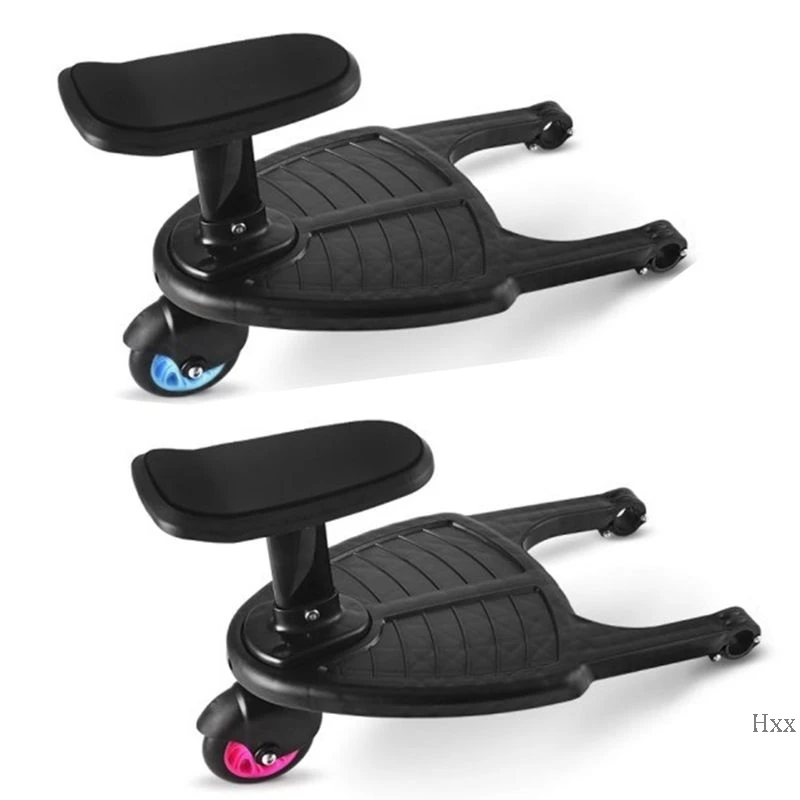 

New Stroller Auxiliary Pedal Second Child Artifact Trailer Twins Baby Cart Two Children Standing Plate Sitting Seat Stroller