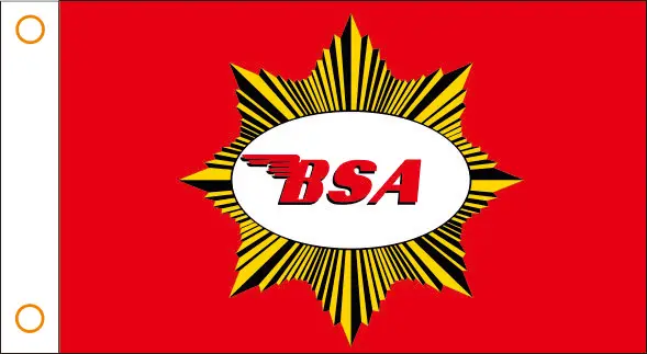 

Флаг мотоцикла Bsa Banner 3 фута x 5 футов 100% полиэстер