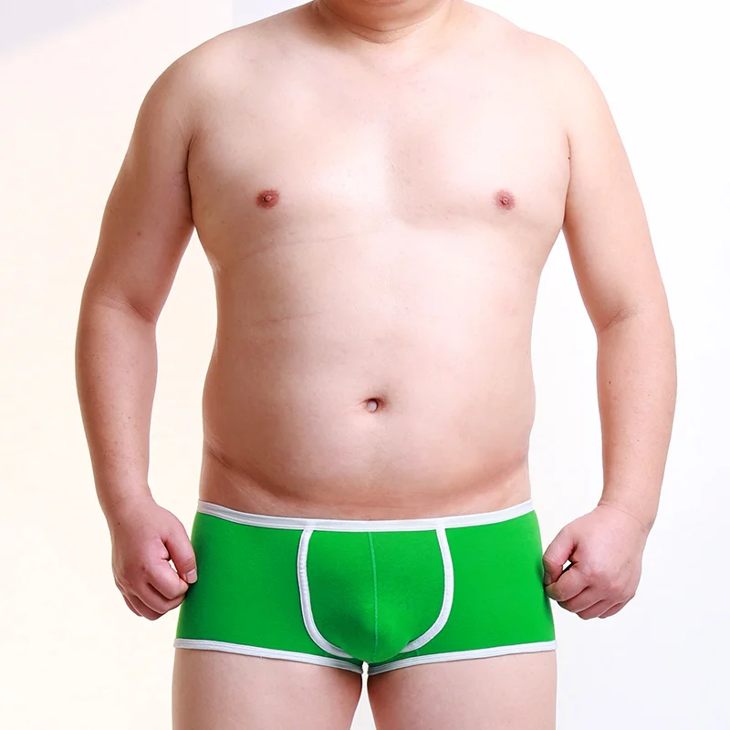 12 шт./партия мужские хлопковые боксеры Медвежья лапка большого размера нижнее