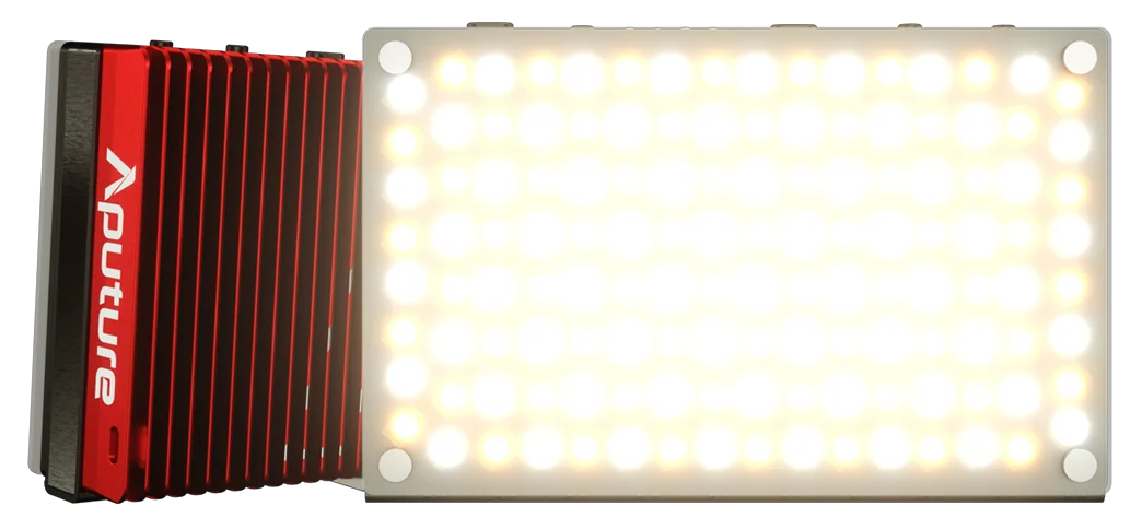 Aputure AL-MX накамерный видео светильник Rechargeable128 SMD СВЕТОДИОДНЫЙ двухцветный 2800 K-6500 K CRI TLCI 95+ на камеру светильник для фотосъемки ing