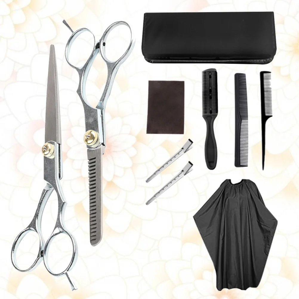 

1 Set Professional Hair Scissors Creative Hair Cutting Tool Barber Hair Scissors Hair Salon Scissors Hair Comb for Home Salon Ba