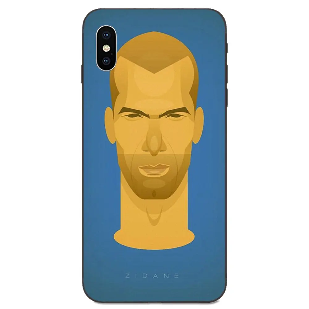 Зидан Футбол кожи тонкая Обложка для Galaxy A3 A5 A6 A6s A7 A8 A9 A10 A20E A30 A40 A50 A60 A70 A80 A90 плюс 2018 |