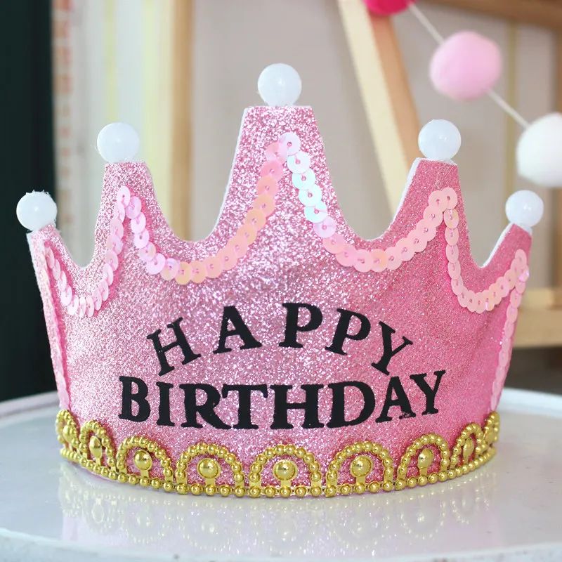 1 шт. Детская шапка Корона со светодиодной подсветкой|Шляпы для вечеринок| |