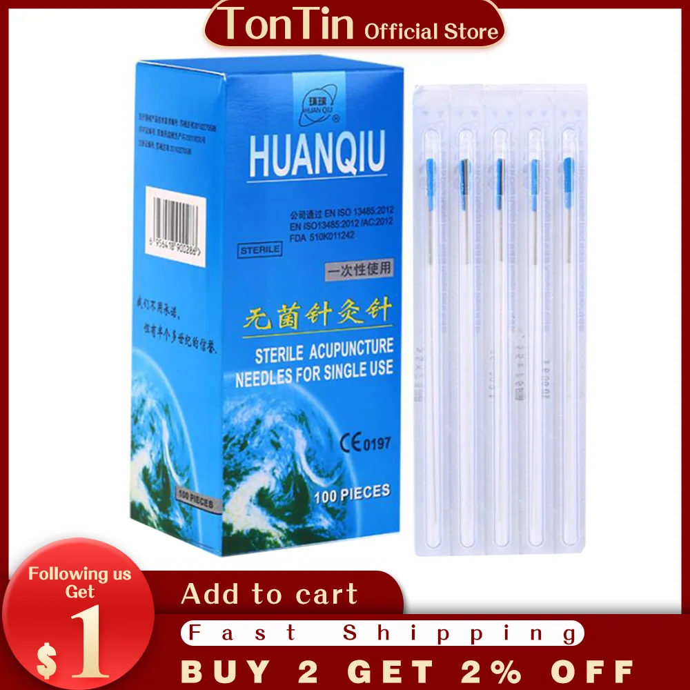 100pcs/box with tube acupuncture Needle disposable Needle acupuncture Beauty Massage Needle health care healthcare moxibustion authentic zhongyantaihe acupuncture needle disposable sterile acupuncture needles tube needle beauty massage needle