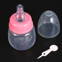 portable convenient infant baby 0 18 months feeder 60ml pp nursing juice milk mini hardness bottle