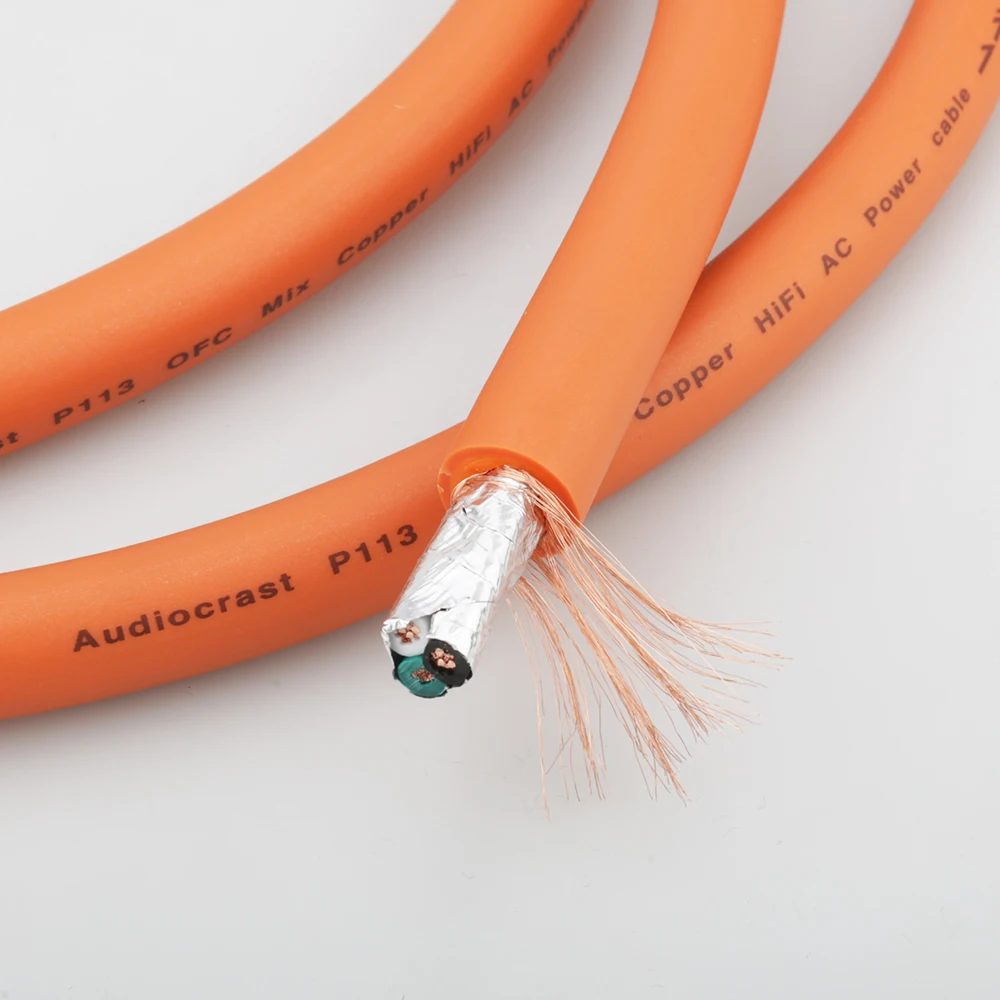 P113 HI end Pure Red copper High силовой кабель Массовые кабели hifi кабель|bulk cable|hifi cablecable |