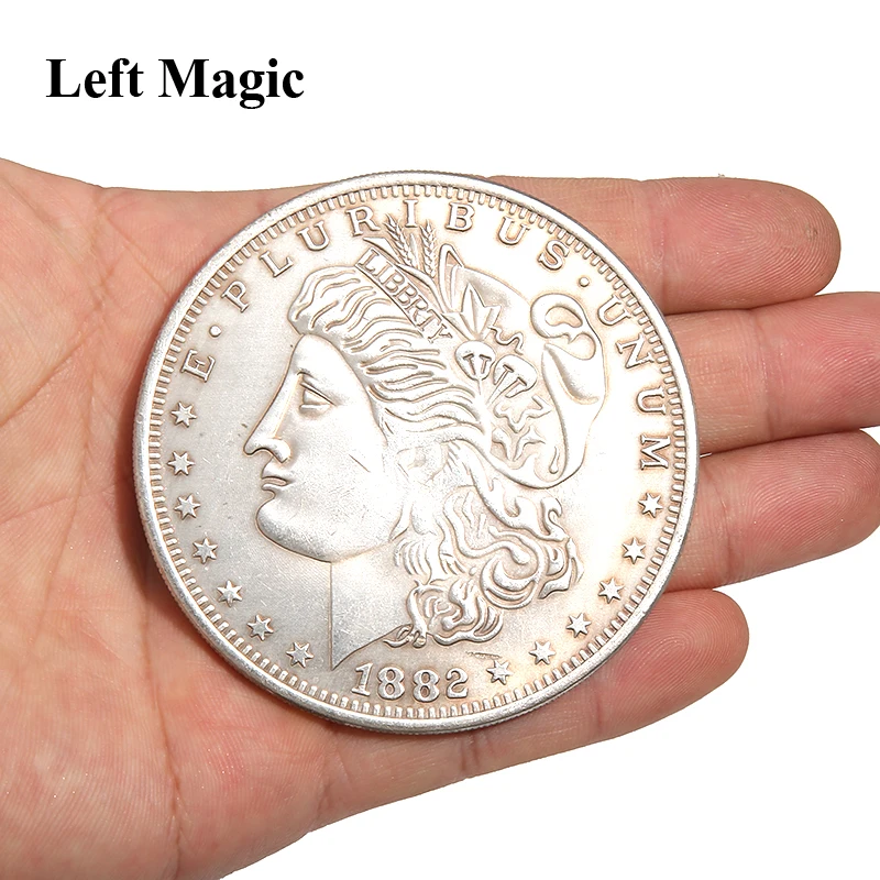 Jumbo Morgan Dollar (7 см) магические трюки волшебник крупным планом уличные иллюзии
