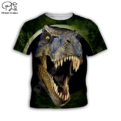 Kids t shirts Детские толстовки с 3d принтом динозавра для маленьких мальчиков и девочек спортивный костюм с героями мультфильмов комплект детской одежды, милые толстовки футболки - Цвет: Kids t shirts