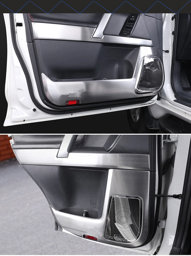 Подходит для Toyota Land Cruiser Prado 2010 2019 защитная крышка внутренней двери автомобиля