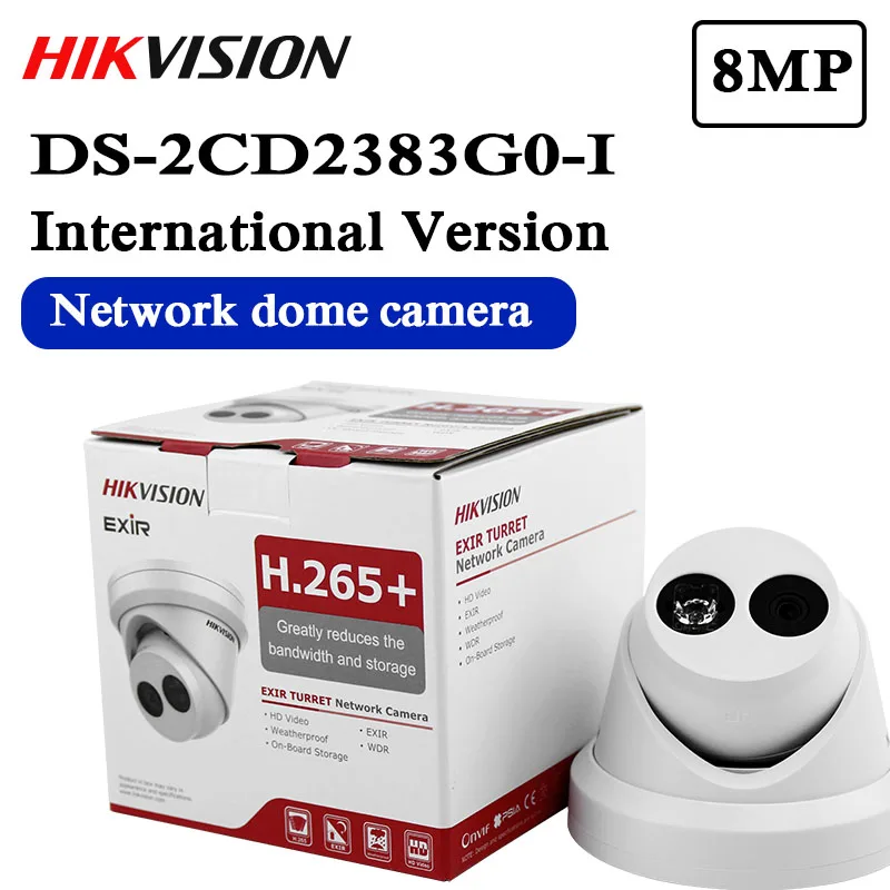 Бесплатная доставка английская версия DS 2CD2383G0 IU заменить 2CD2385FWD I 8MP ИК