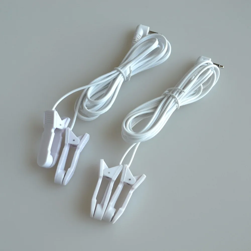 Оптовая продажа 100 шт./упак. груди и ухо клип электрод проводов разъем постоянного