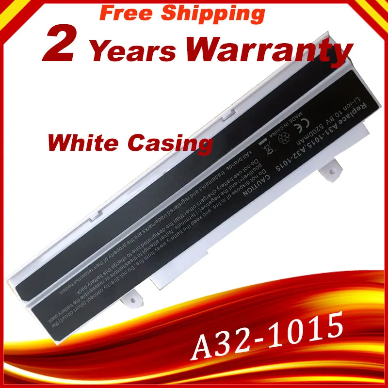 Белый Аккумулятор для ноутбука ASUS Eee PC 1015 1015P 1015PE 1015PN 1015T 1016 1016P 1215 1215N A31-1015 AL31-1015 |