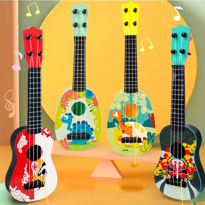 

New Kid MinUkulele Guitar Musical Instruments Toy Children School Play Game Music Interest Development Toy Montessori Gift