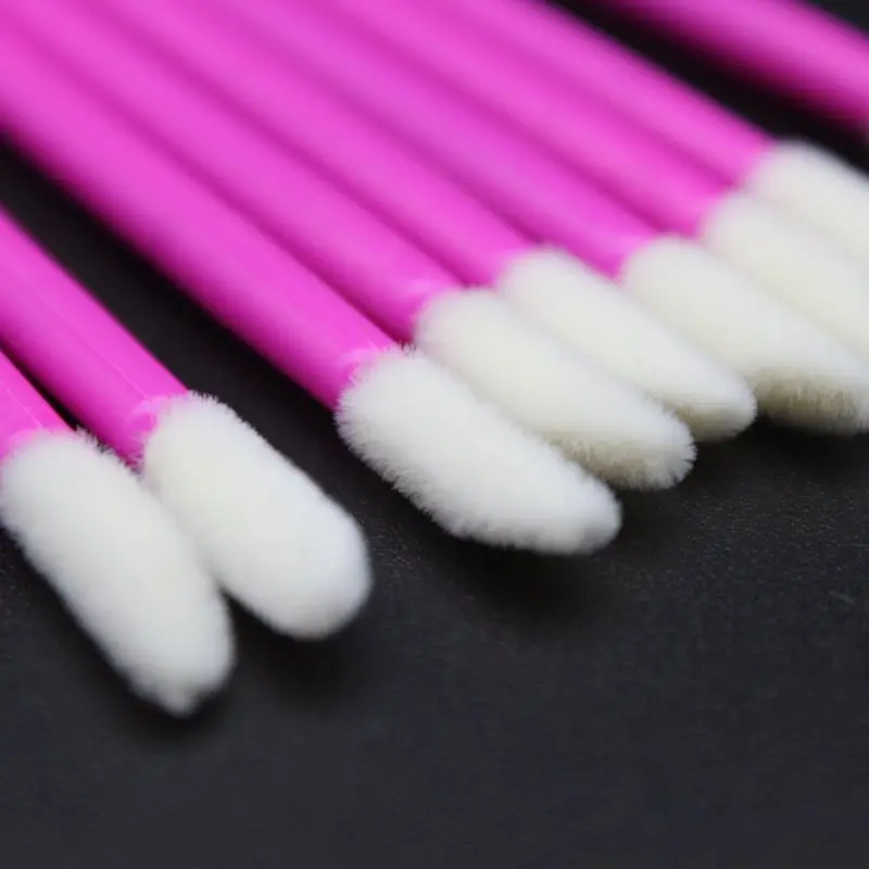50 шт. одноразовые ватные палочки Аппликатор для губ Swab перманентного макияжа