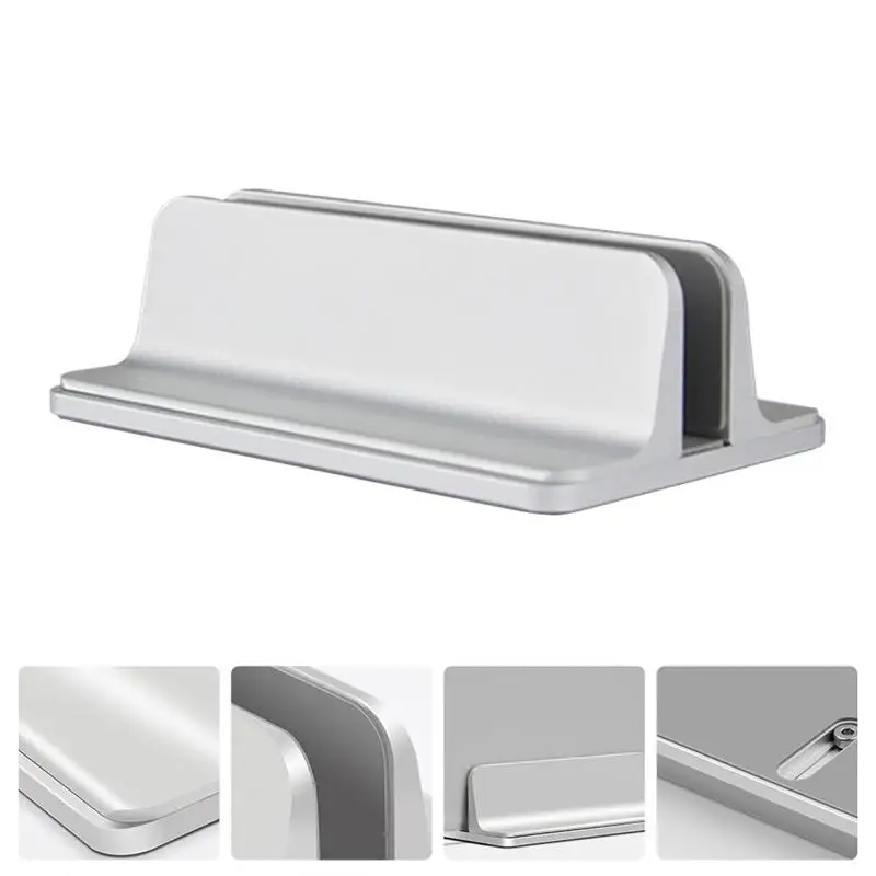 

Aluminum Alloy Laptop Stand Vertical Type Laptop Bracket Desktop Computer Holder