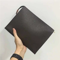 classic fashion designer bag high quality leather wash bag envelope handbag clip bag gift box packaging grab a bag