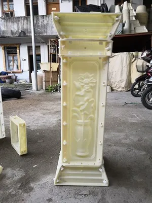 98cm Lotos Corner ABS GRC строительный камень культуры Орхидея лотоса клен балкон дома Садоводство прочный сборный цемент Guysum угловой пьедестал плесень - Цвет: 98cm Lotos Corner