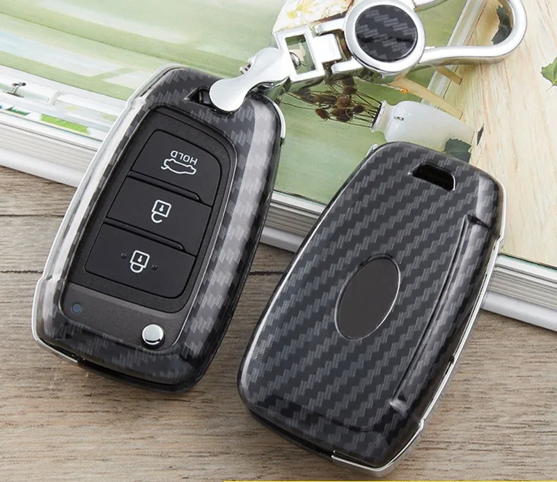 Чехол из углеродного волокна для автомобильного пульта дистанционного