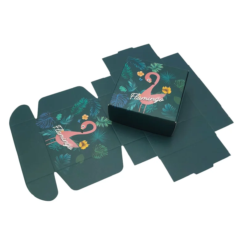 04 Flamingo Красивые цветочные бумажные коробки ремесла ювелирных изделий Подарочная упаковка для конфет вечерние коробки - Цвет: 04 Flamingo
