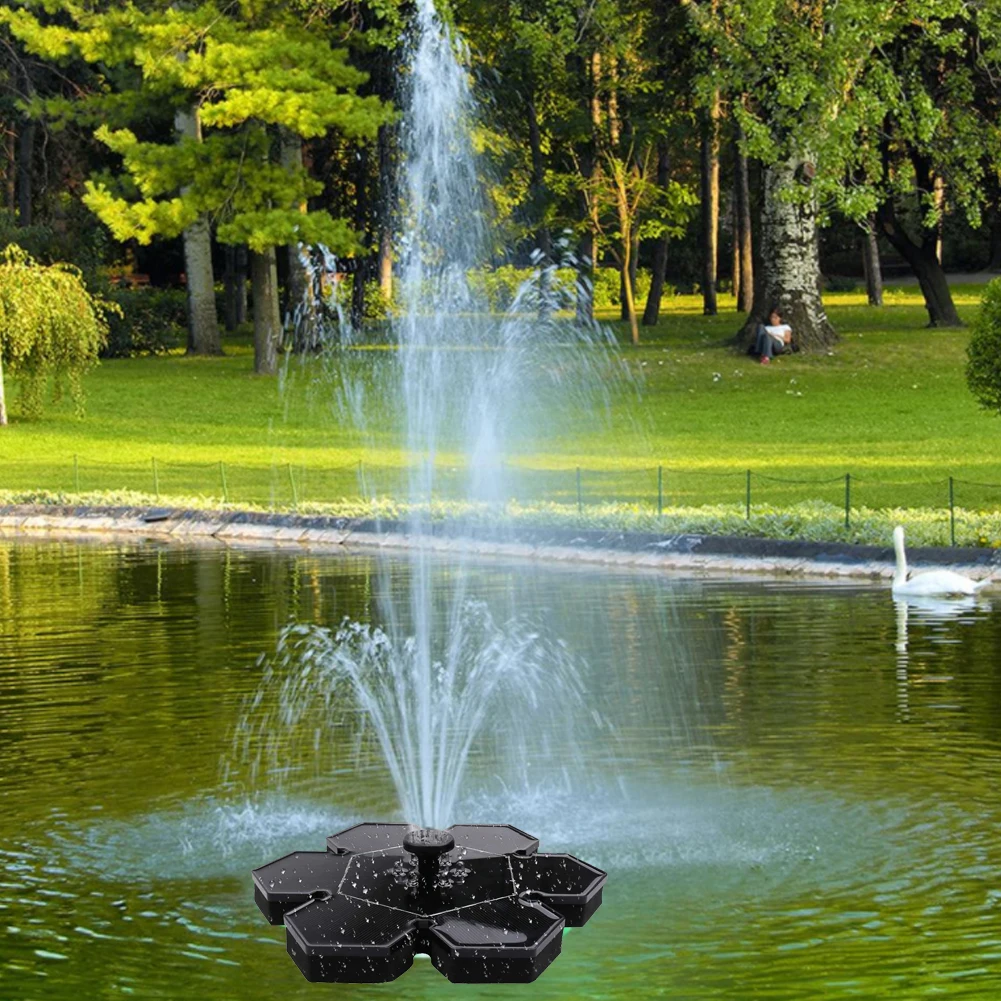 

Solar Fountain Garden Kit Solar Water Pump Outdoor Landscape Fish Pool Pond Solar Water Pump Floating Fountain Garden Decoration