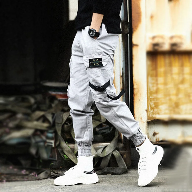 

Thin Men's Cargo Pants Mens Loose Korean Trend Slim Long Trousers Men Workwear Jogger Sportswear Clothing 2021 Clothing