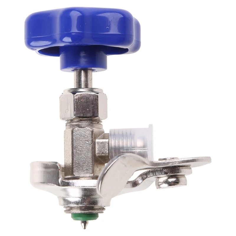 

Auto R134a Air Refrigerant AC Can Tap Valve Bottle Opener Tool With Blue AP
