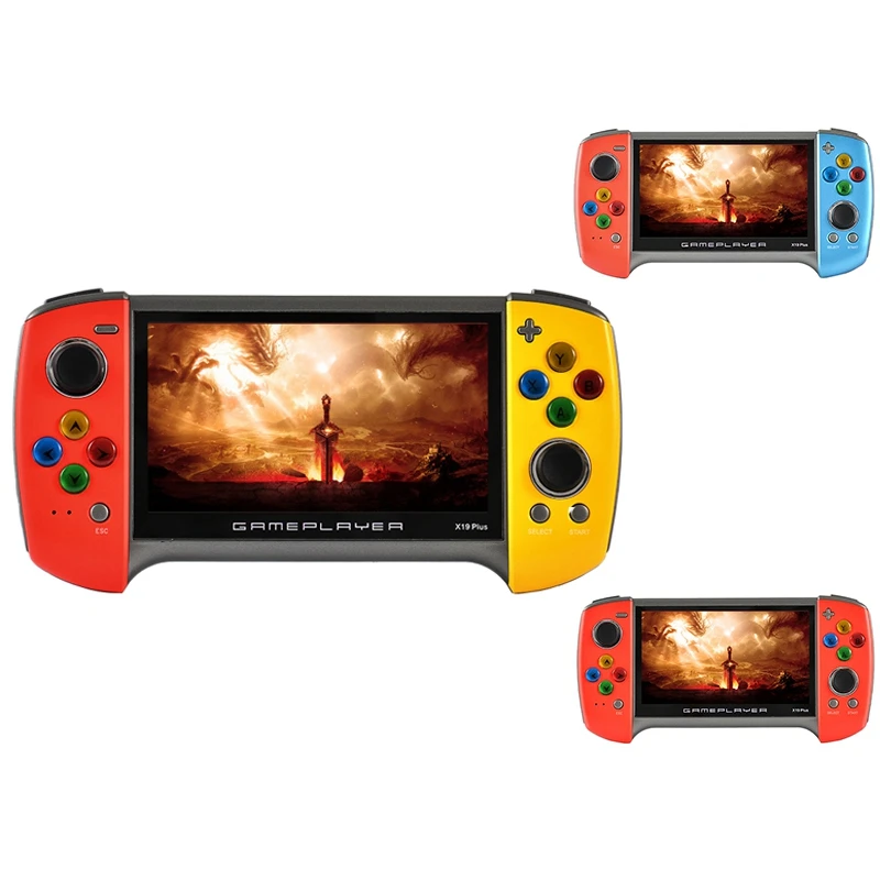 

Retro Handheld Game Console 5.1 Inch Dual Rocker Portable Arcade E-Book Music Tv Video Game Player Gifts