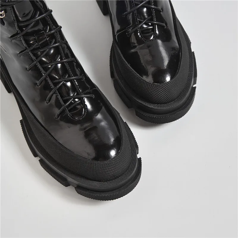 Beli MORAZORA Sepatu Bot Wanita Modis Baru 2021 Sepatu Bot Pergelangan Kaki Nyaman Kulit Asli Sepatu Wanita Hitam Musim Dingin Musim Gugur