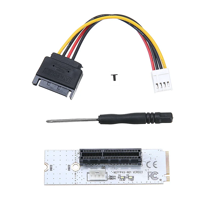 Mayitr 1 шт. NGFF M2 к PCI-E 4X 1X слот Райзер карта M ключ SSD порт адаптер для Windows систем Linux Mac |