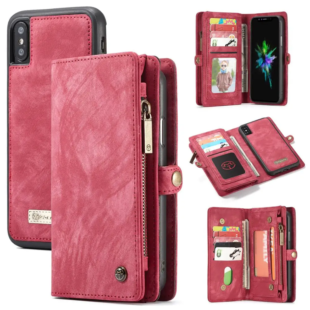 Роскошный кошелек кожаный флип-чехол для телефона для iphone11 Pro Max iphone6 7 8 Plus iPhone XS XR XS MAX слот магнитных карт чехол-подставка