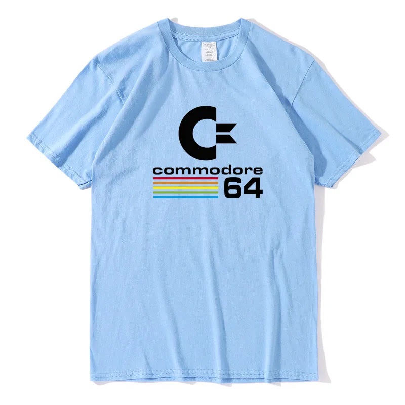 

2021 Summer Commodore 64 T Shirts C64 SID Amiga Retro 8-bit Ultra Cool Design Vinyl T-shirt Mens Clothing With Short Sleeve Top