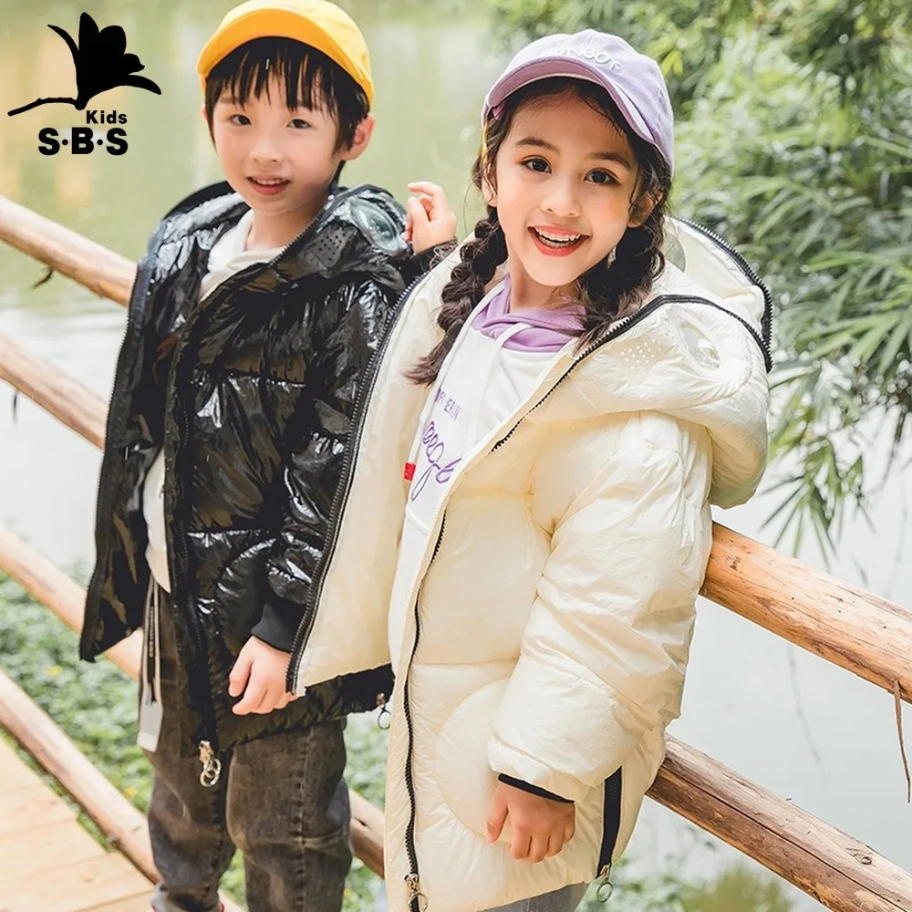 Пальто для мальчиков детская зимняя куртка пуховое пальто хлопковая с капюшоном