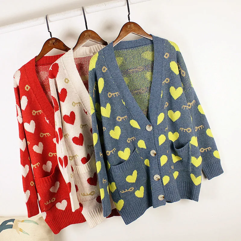 Свитер для женщин осень 2019 Элегантные вязаные кофточки с рисунком в виде
