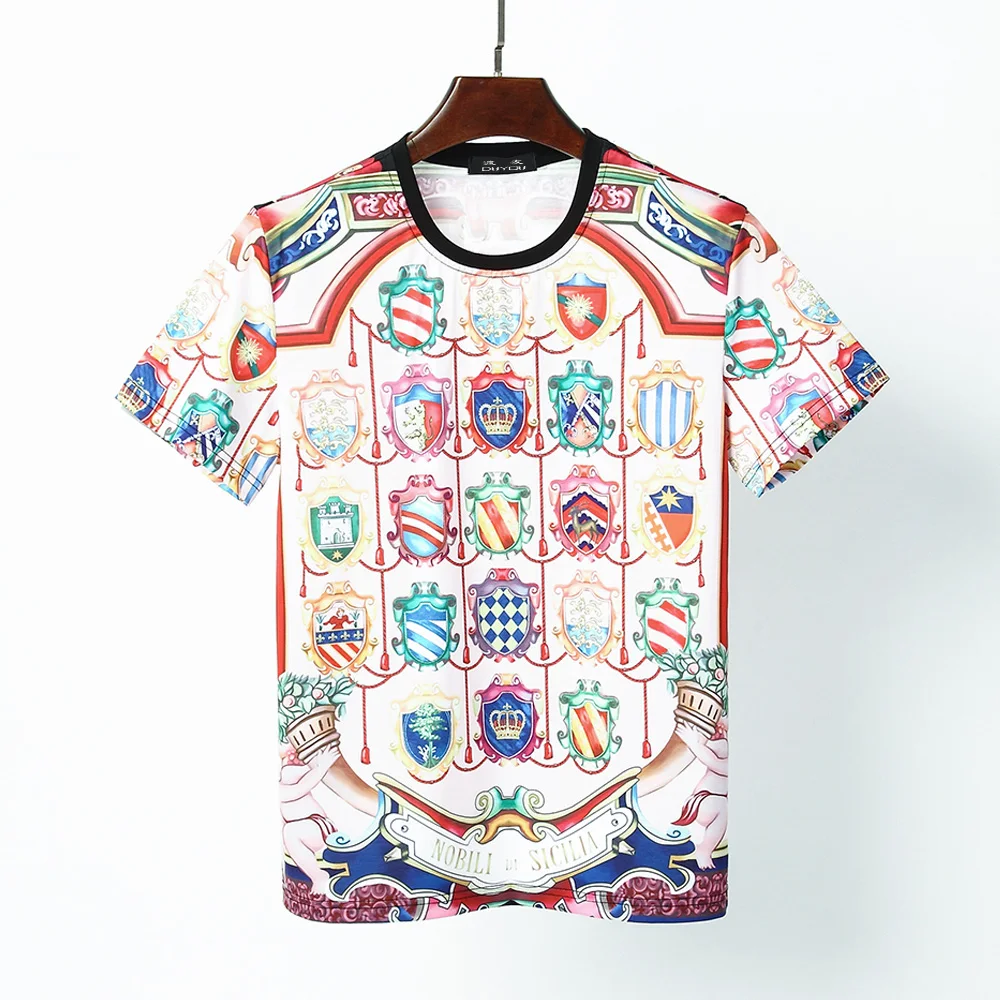 Футболка DUYOU мужская с надписью национальной команды дизайнерская тенниска