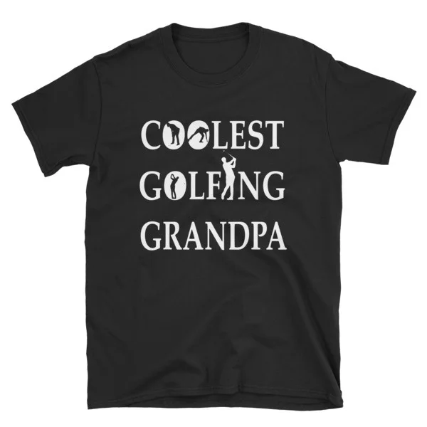 Golfing Grandpa T-Shirt Fathers Day Gifts Idea For Grandpa
