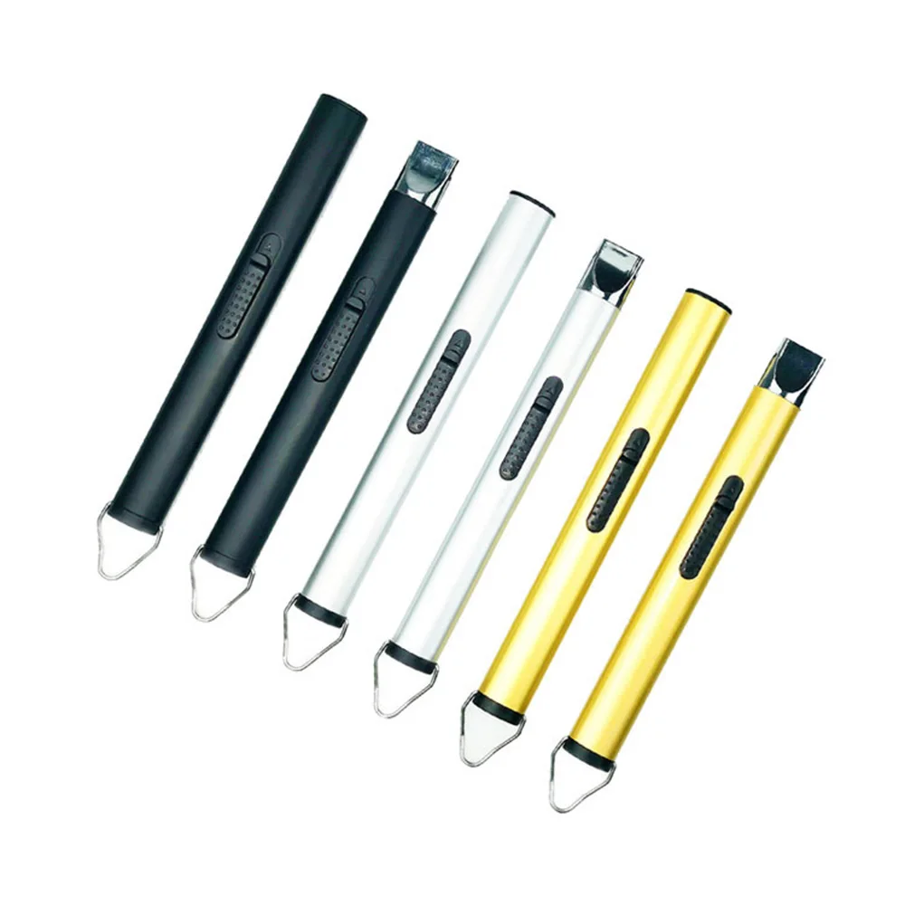 

Long Fire Starter 6 Colors Jet Lighter Aluminum Alloy Safe Torch Lighters For Candle Aromatherapy Barbecue Kitchen Igniter