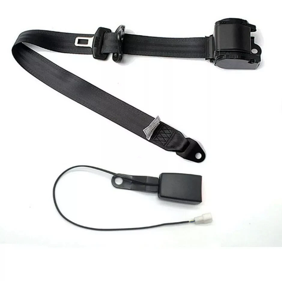 

New 3 Point Retractable AUTO Car Auto-locking Seat Lap Black Universal Adjustable Belt Auto Car Truck Bus Van Safety Accessories