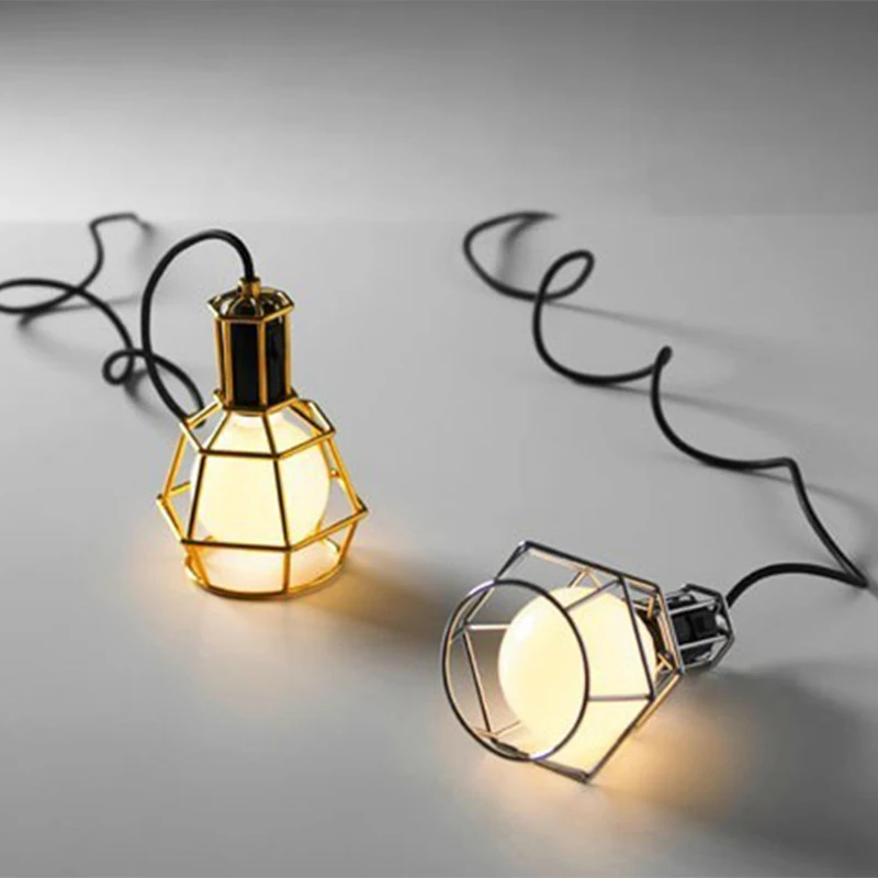 

Pendant Lamp Wrought Iron Modern Chandelier Children's Room Entrance Study Room Simple Retro Decorative Lamp E27 Bulb