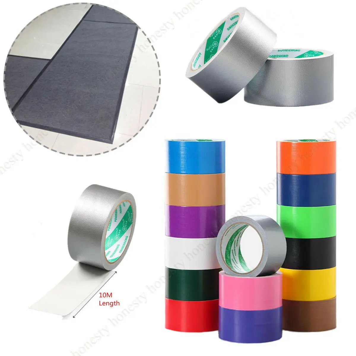 

Водонепроницаемая клейкая лента для рукоделия, 15 цветов, 50 мм * 10 м