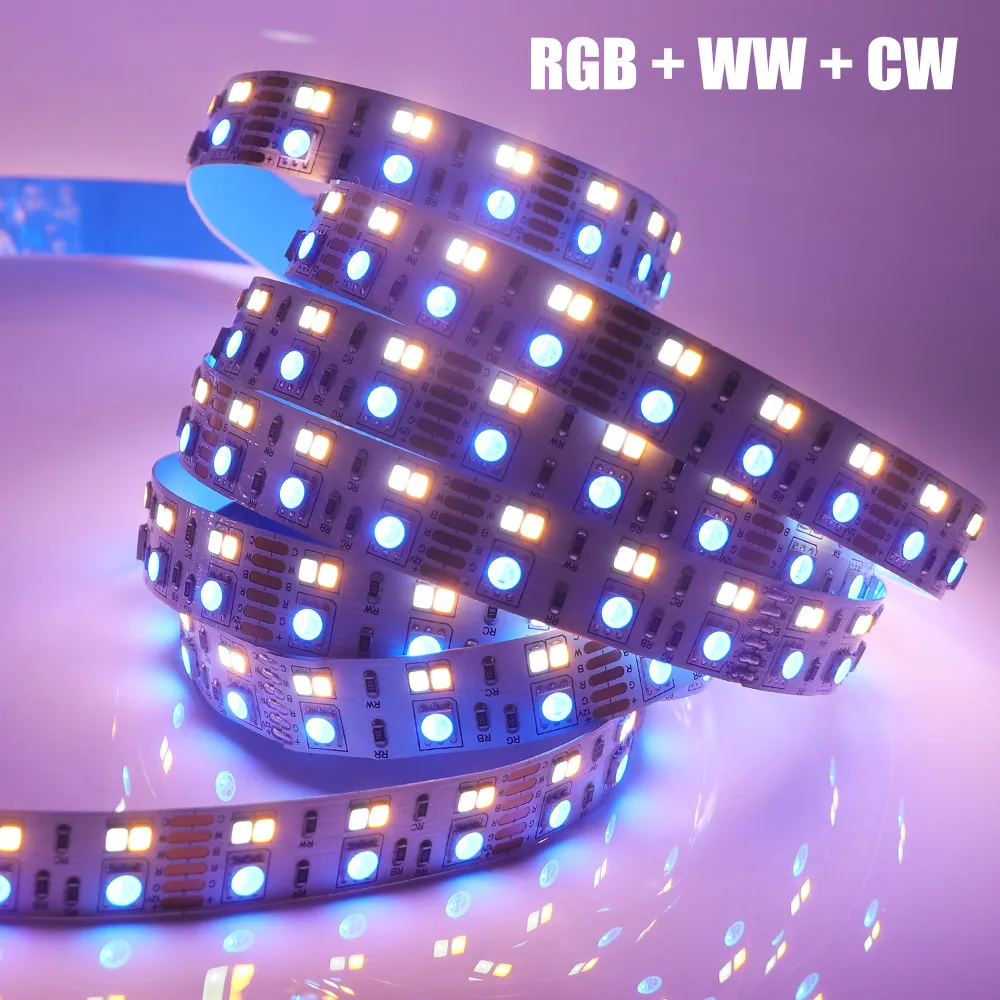 Светодиодная лента DC 12 В 180 светодиодов/м гибкая светодиодная Светильник та RGB CCT