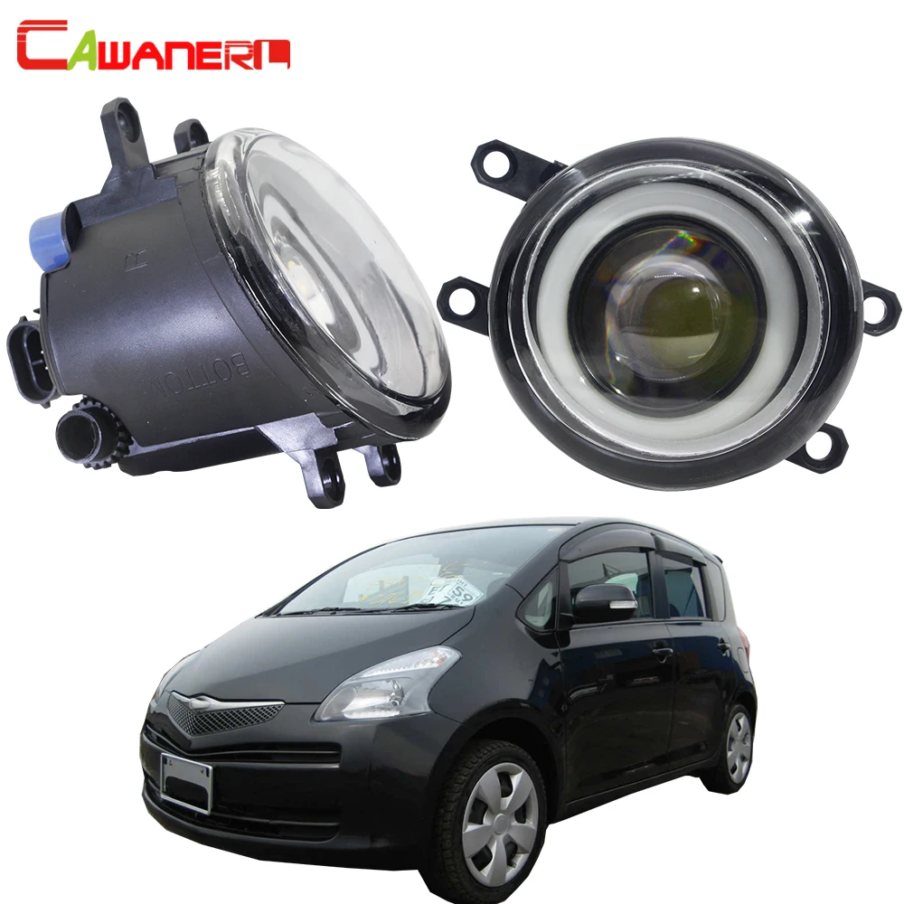 Cawanerl для Toyota Ractis MPV 2007 2008 2009 30 Вт светодиодный противотуманный светильник Angel Eye
