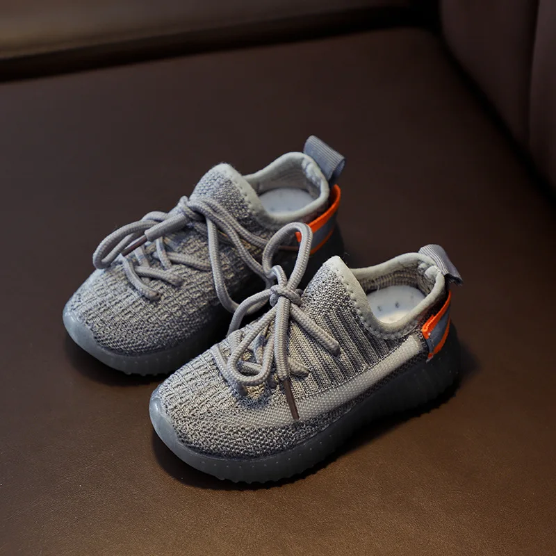 2019 светящаяся модная детская спортивная обувь для мальчиков и девочек мягкая