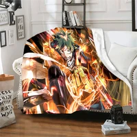 comic my hero academia blanket blanket flannel spring autumn anime breathable super warm throw blankets for bedding travel