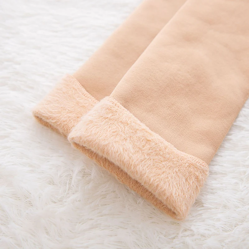 Модные зимние женские теплые бархатные утолщенные домашние носки тапочки