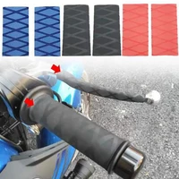 for motorcycle universal heat shrinkable 5 colors grip cover non slip rubber grip glove