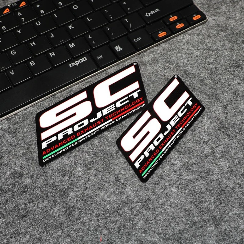 Наклейки для модификации мотоциклетных труб G103 наклейки мотогонок Италия SC