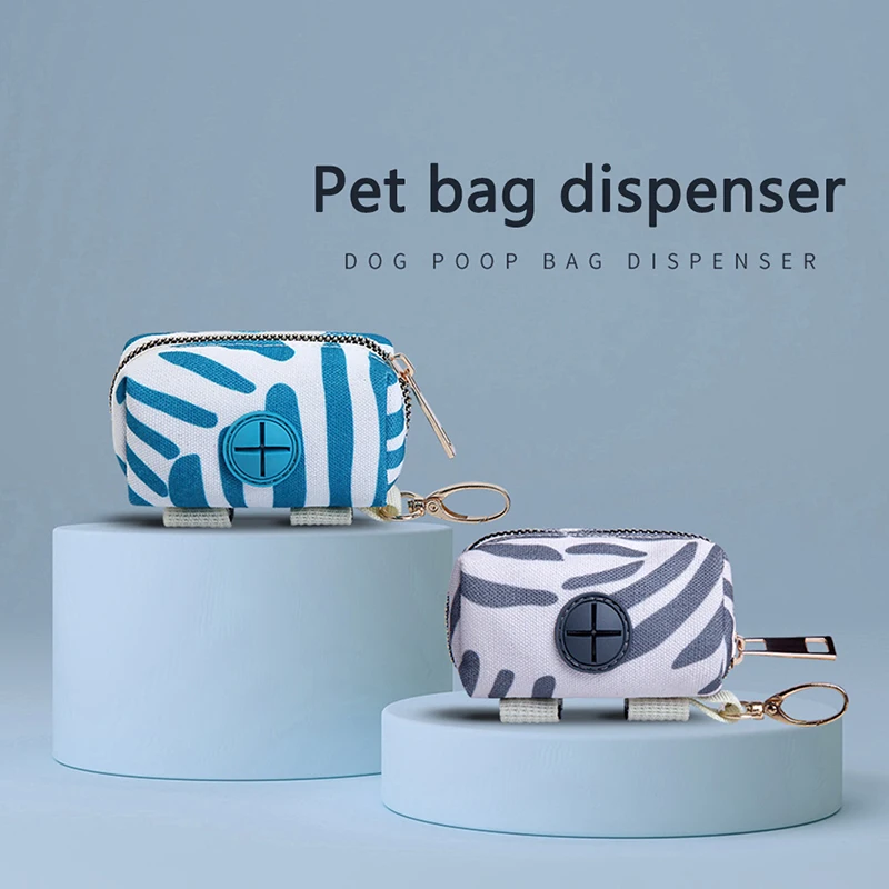 

s Waste Bag Holder, Dog Bag Holder With Metal Buckle For Leash Attachment For Outdoor Walking Running Or Hiking