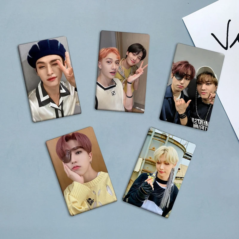 10 шт./компл. Kpop STRAY KIDS новый альбом несмываемые фотокарты утолщенные прозрачные