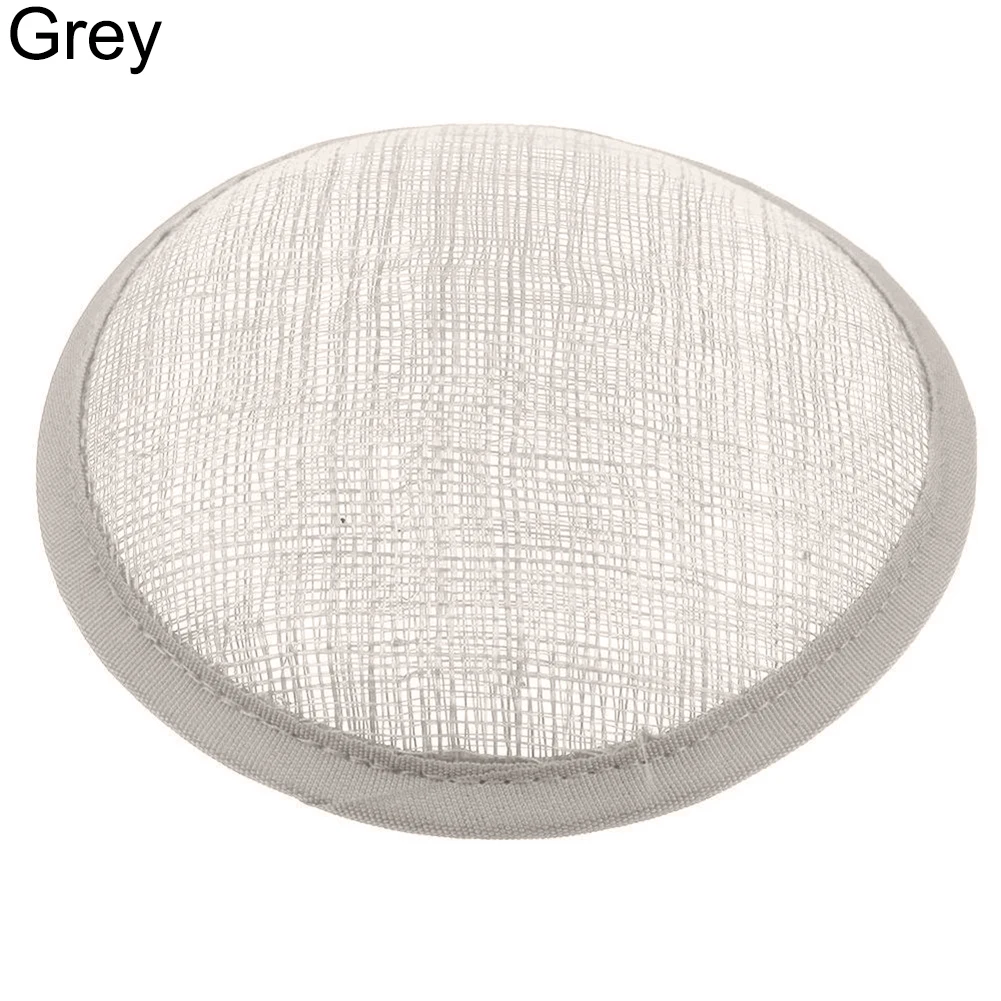 

Women Sinamay Cocktail Hat Fascinator Round Base Millinery DIY Craft Accessory