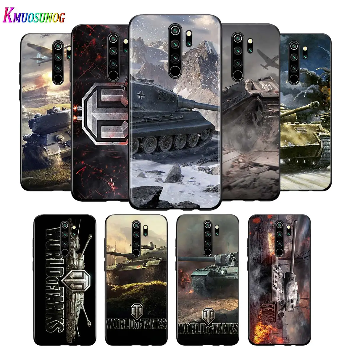 Чехол для телефона Xiaomi Redmi Note 9 9S Max задняя крышка с рисунком World of tanks 8T 8 7 6 5 Pro 5A 4X 4